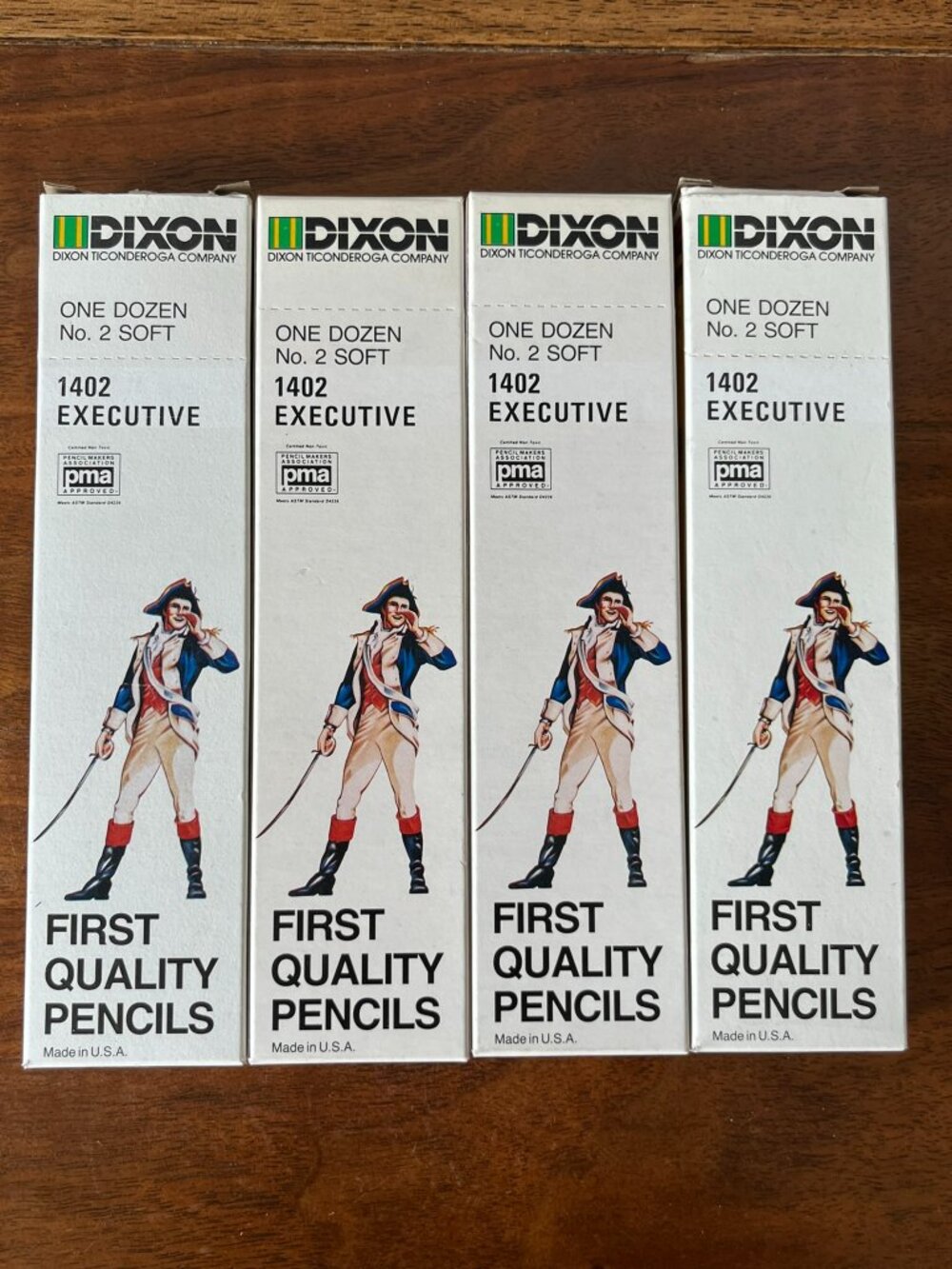 3 Packs + Partial Pack Vintage Dixon Executive Pencils 1402 No. 2 Soft USA PMA